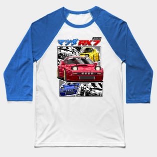 JDM Legend Mazda RX7 Baseball T-Shirt